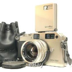 N-Mint Contax G1 Film Camera + 45mm F/2 Carl Zeiss Lens + TLA 140 from Japan
