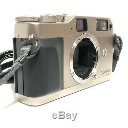 N-Mint Contax G1 Film Camera + 45mm F/2 Carl Zeiss Lens + TLA 140 from Japan