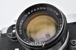 N. Mint KONICA AUTOREX 35mm Full Half Film Camera + HEXANON 50mm f/1.4 2658533