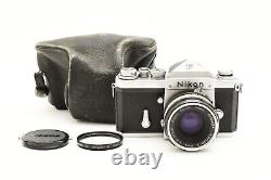 N. Mint Nikon F Eyelevel 35mm Film Camera Fuji Mark + 50mm f/2 PAT. PEND 2342685