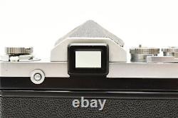 N. Mint Nikon F Eyelevel 35mm Film Camera Fuji Mark + 50mm f/2 PAT. PEND 2342685