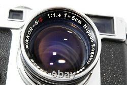 N. Mint Nikon S3 Rangefinder Film Camera w 5cm 50mm f1.4 Lens From JAPAN 745574