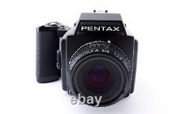 N-Mint? Pentax 645 Medium Format SLR Film Camera + 75mm f/2.8 Lens f JAPAN