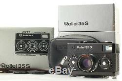 N-Mint Rollei 35 S Black 35mm Film Camera + Sonnar 40mm F/2.8 Lens from Japan