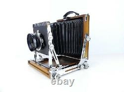 Nagaoka Seisakusho 5x4 4x5 Wooden Large Format Camera With Symmar S 150mm Lens
