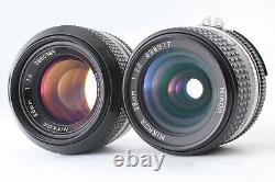 Near MINT+++ 2Lens Nikon FE 35mm Film Camera Nikkor Ai 50mm, Ais 28mm JAPAN
