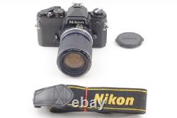Near MINT +3 Nikon FE Black 35mm SLR Film Camera Ais 35-105mm Zoom lens JAPAN