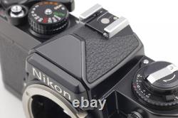 Near MINT +3 Nikon FE Black 35mm SLR Film Camera Ais 35-105mm Zoom lens JAPAN