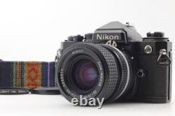 Near MINT +3 Nikon FE Black 35mm SLR Film Camera Ais 35-70mm Zoom Lens JAPAN
