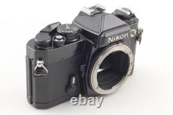 Near MINT +3 Nikon FE Black 35mm SLR Film Camera Ais 35-70mm Zoom Lens JAPAN