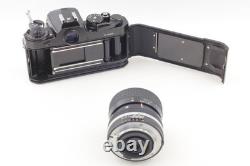 Near MINT +3 Nikon FE Black 35mm SLR Film Camera Ais 35-70mm Zoom Lens JAPAN