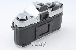 Near MINT Canon AE-1 35m Film Camera Silver Body NEW FD 50mm f1.4. Lens JAPAN