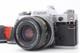 Near MINT Canon AE-1 35mm Film Camera Silver FD 28mm F2.8 Lens From JAPAN