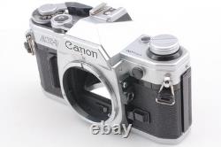 Near MINT Canon AE-1 35mm Film Camera Silver FD 28mm F2.8 Lens From JAPAN
