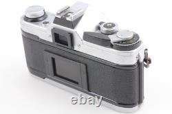 Near MINT Canon AE-1 35mm Film Camera Silver FD 28mm F2.8 Lens From JAPAN