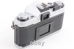 Near MINT Canon AE-1 35mm Film Camera Silver FD 28mm F2.8 Lens From JAPAN