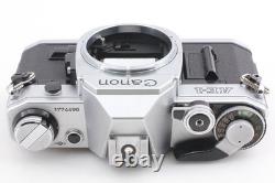 Near MINT Canon AE-1 35mm Film Camera Silver FD 28mm F2.8 Lens From JAPAN