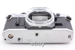 Near MINT Canon AE-1 35mm Film Camera Silver FD 28mm F2.8 Lens From JAPAN