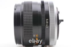 Near MINT Canon AE-1 35mm Film Camera Silver FD 28mm F2.8 Lens From JAPAN