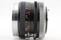 Near MINT Canon AE-1 35mm Film Camera Silver FD 50mm F1.8 Lens From JAPAN