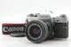 Near MINT Canon AE-1 35mm Film Camera Silver New FD 35-70mm Lens From JAPAN