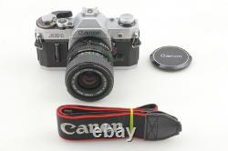 Near MINT Canon AE-1 35mm Film Camera Silver New FD 35-70mm Lens From JAPAN