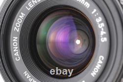 Near MINT Canon AE-1 35mm Film Camera Silver New FD 35-70mm Lens From JAPAN