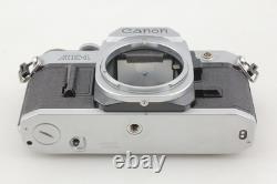 Near MINT Canon AE-1 35mm Film Camera Silver New FD 35-70mm Lens From JAPAN