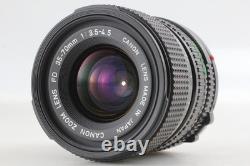 Near MINT Canon AE-1 35mm Film Camera Silver New FD 35-70mm Lens From JAPAN