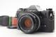 Near MINT Canon AE-1 35mm SLR Film Camera Black FD 50mm F1.8 Lens From JAPAN