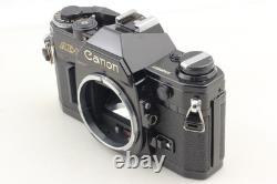 Near MINT Canon AE-1 35mm SLR Film Camera Black FD 50mm F1.8 Lens From JAPAN