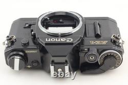 Near MINT Canon AE-1 35mm SLR Film Camera Black FD 50mm F1.8 Lens From JAPAN