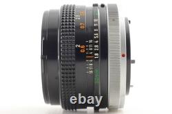 Near MINT Canon AE-1 35mm SLR Film Camera Black FD 50mm F1.8 Lens From JAPAN