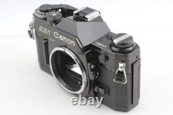 Near MINT Canon AE-1 BLACK 35mm SLR Film Camera FD 50mm F1.4 S. S. C. Lens JAPAN