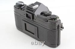Near MINT Canon AE-1 BLACK 35mm SLR Film Camera FD 50mm F1.4 S. S. C. Lens JAPAN