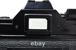 Near MINT? Canon AE-1 Black 35mm Film Camera New FD 50mm f1.8 Lens From Japan