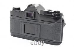 Near MINT? Canon AE-1 Black 35mm Film Camera New FD 50mm f1.8 Lens From Japan