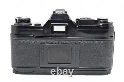 Near MINT? Canon AE-1 Black 35mm Film Camera New FD 50mm f1.8 Lens From Japan