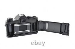 Near MINT? Canon AE-1 Black 35mm Film Camera New FD 50mm f1.8 Lens From Japan