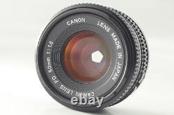 Near MINT Canon AE-1 Black SLR 35mm Film Camera NEW FD 50mm F/ 1.8 lens JAPAN