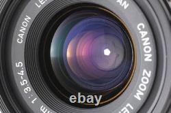 Near MINT Canon AE-1 Program Film Camera Black New FD 35-70mm Lens From JAPAN