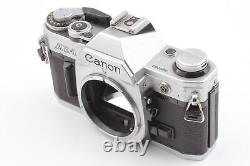 Near MINT Canon AE-1 SLR 35mm Film Camera + FD 50mm f1.4 S. S. C Lens From JAPAN