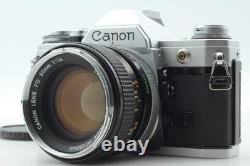 Near MINT++ Canon AE-1 Silver 35mm Film Camera + FD 50mm f/1.4 Lens from Japan