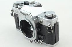 Near MINT++ Canon AE-1 Silver 35mm Film Camera + FD 50mm f/1.4 Lens from Japan