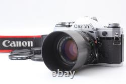 Near MINT Canon AE-1 Silver Body 35mm Film Camera New FD 50mm f1.4 Lens JAPAN