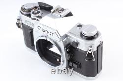 Near MINT Canon AE-1 Silver Body 35mm Film Camera New FD 50mm f1.4 Lens JAPAN