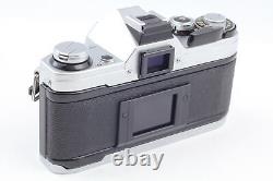 Near MINT Canon AE-1 silver 35m Film Camera Body NEW FD 50mm f1.8 Lens JAPAN