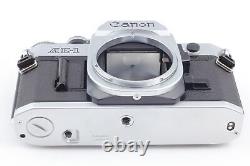 Near MINT Canon AE-1 silver 35m Film Camera Body NEW FD 50mm f1.8 Lens JAPAN