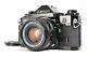 Near MINT Canon A-1 35mm Film camera Black body New FD 50mm f/1.8 Lens From JP