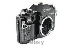 Near MINT Canon A-1 35mm Film camera Black body New FD 50mm f/1.8 Lens From JP